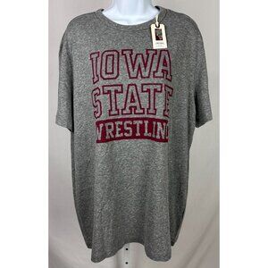 Tailgate 1997 Womens Gray Iowa State Wrestling Casual Crew Neck T-Shirt Sz L NEW